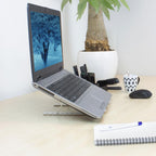 ACT AC8120 Foldable Aluminum Laptop Stand, 6 Positions