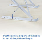 ACT AC8120 Foldable Aluminum Laptop Stand, 6 Positions