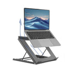 ACT AC8145 Foldable Laptop Stand, 5 positions, Black