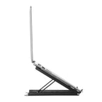 ACT AC8145 Foldable Laptop Stand, 5 positions, Black