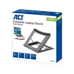 ACT AC8145 Foldable Laptop Stand, 5 positions, Black