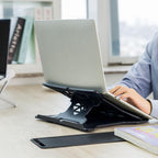 Foldable lightweight laptop stand ACT AC8150, 7 positions, Black