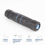 Coupler for network ACT CAT6A, Outdoor IP68, CAT-6, 1 Gbit/s