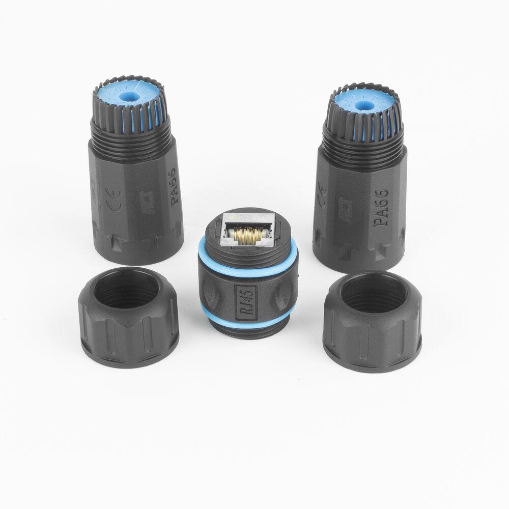 Съединител за мрежа ACT CAT6A, Външен IP68, CAT-6, 1 Gbit/s