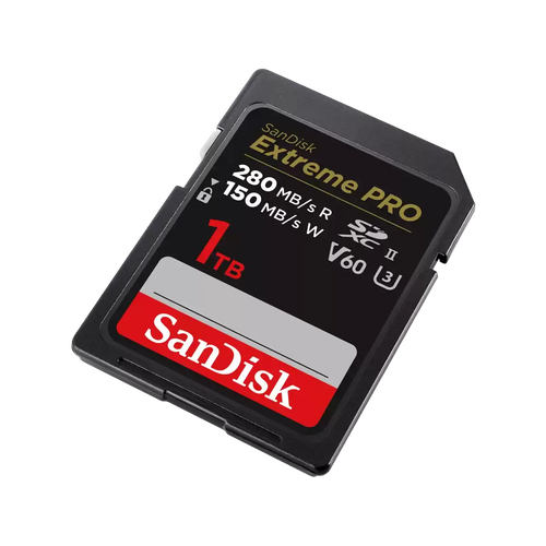 SanDisk Extreme Pro SDXC 1TB Memory Card, 280MB/s, UHS-II