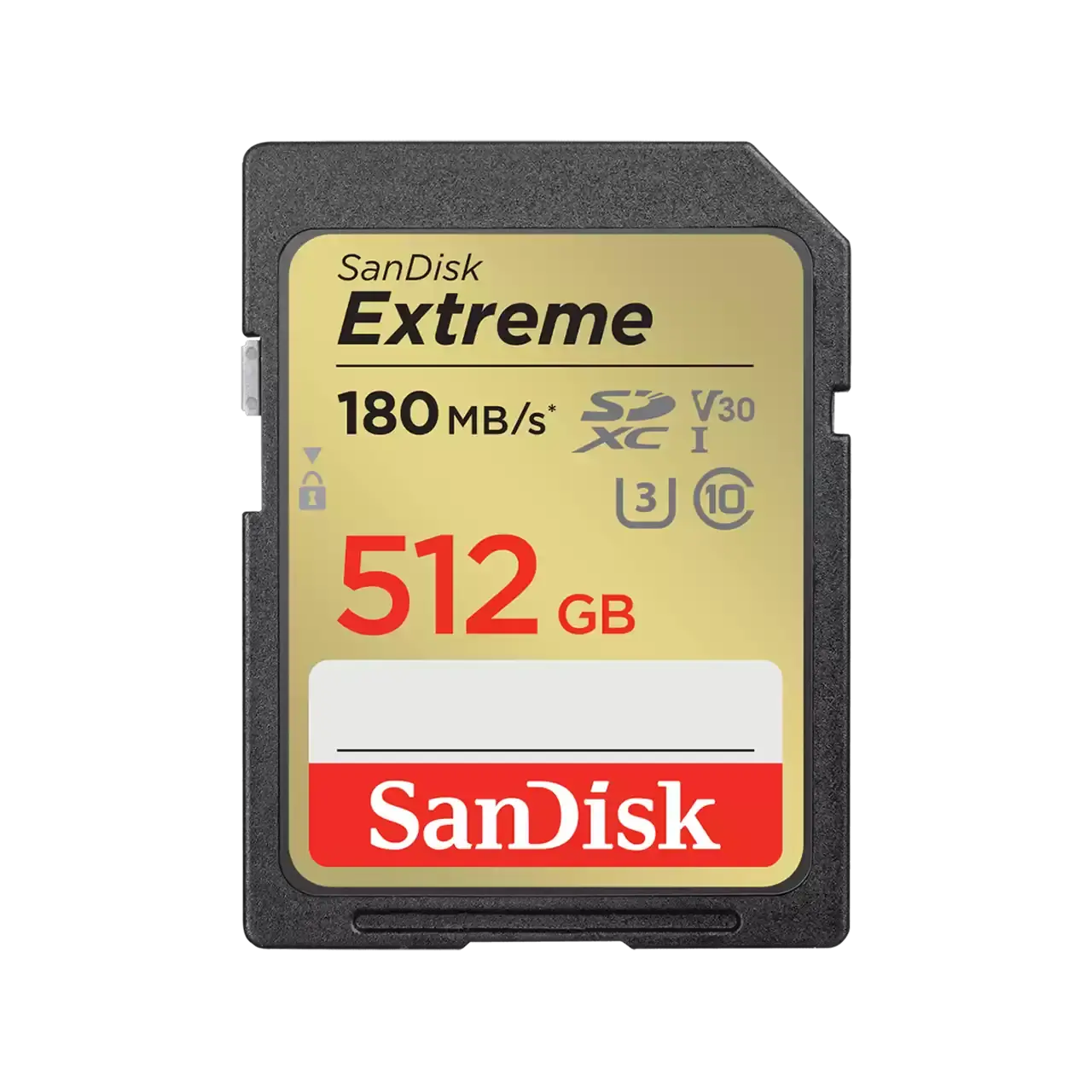 Карта памет SANDISK Extreme SDXC 512GB, UHS-I, Class 10, U3, V30