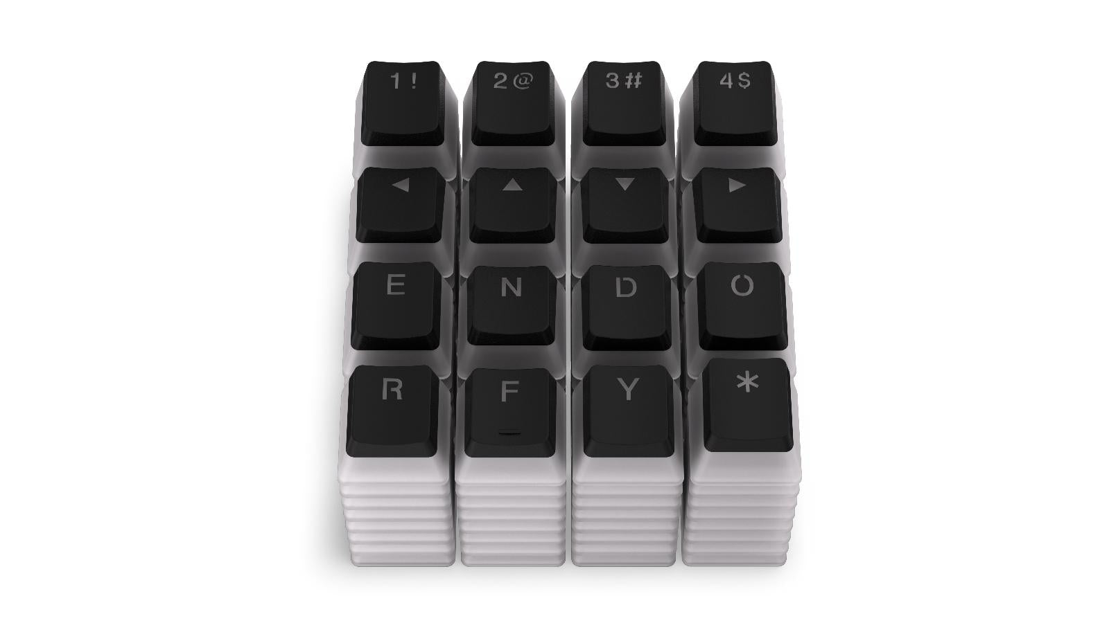 Капачки за механична клавиатура ENDORFY - 104 бр PBT - US Layout