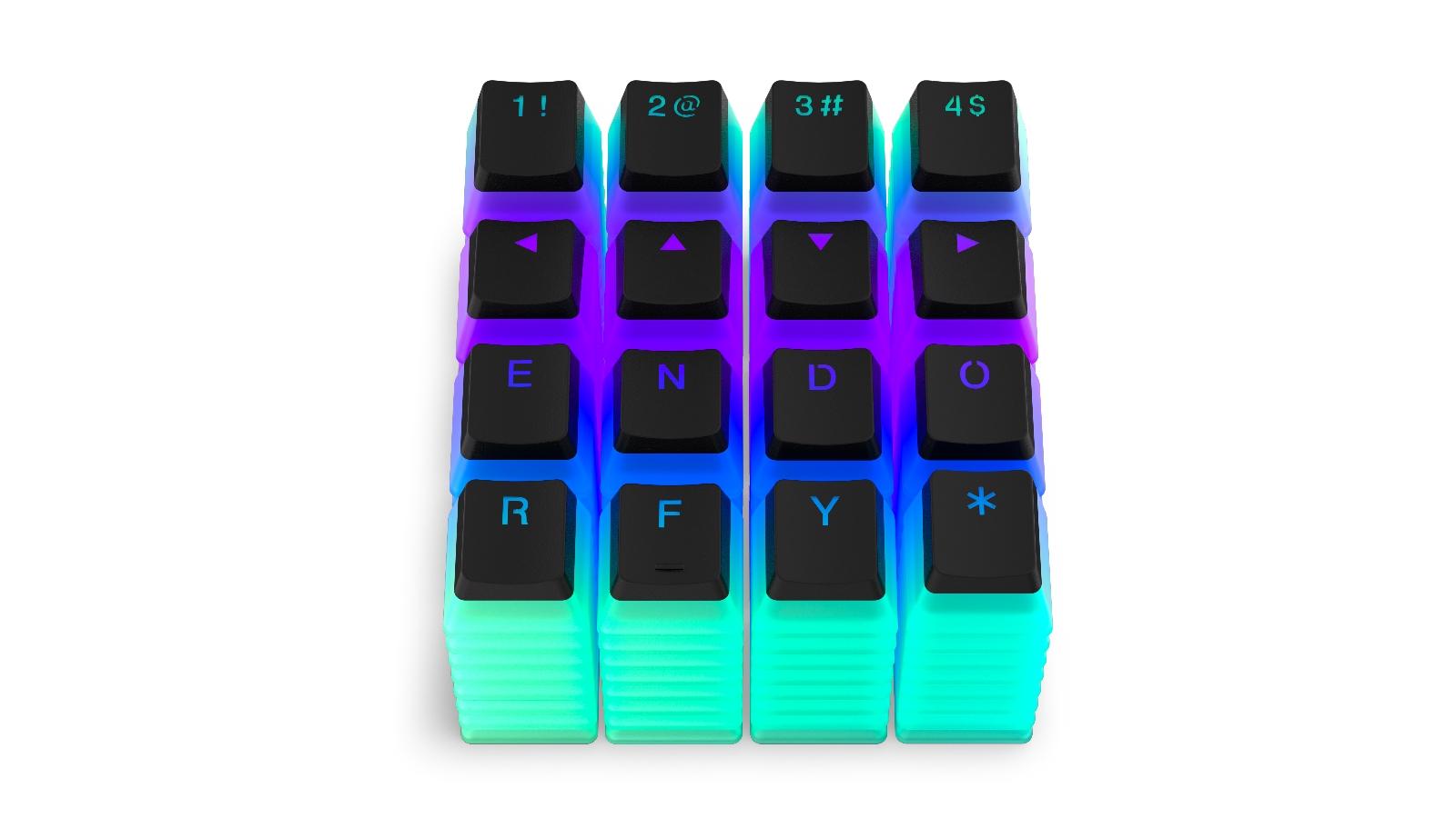 Капачки за механична клавиатура ENDORFY - 104 бр PBT - US Layout