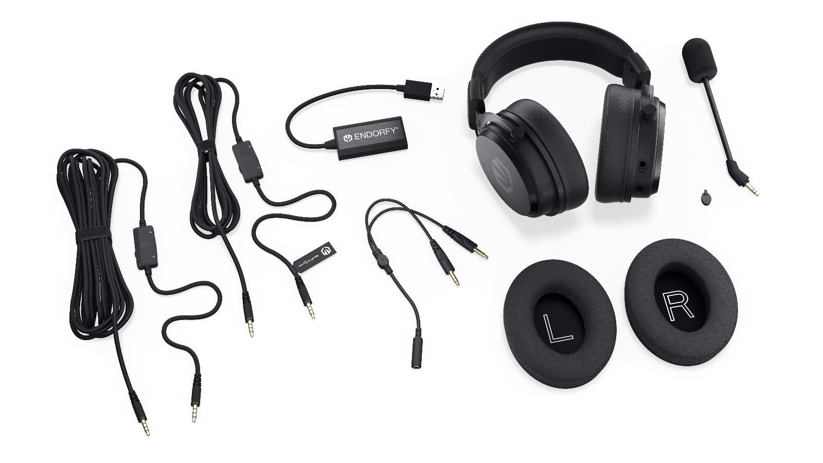 Геймърски слушалки ENDORFY Viro Plus 7.1 USB - Black