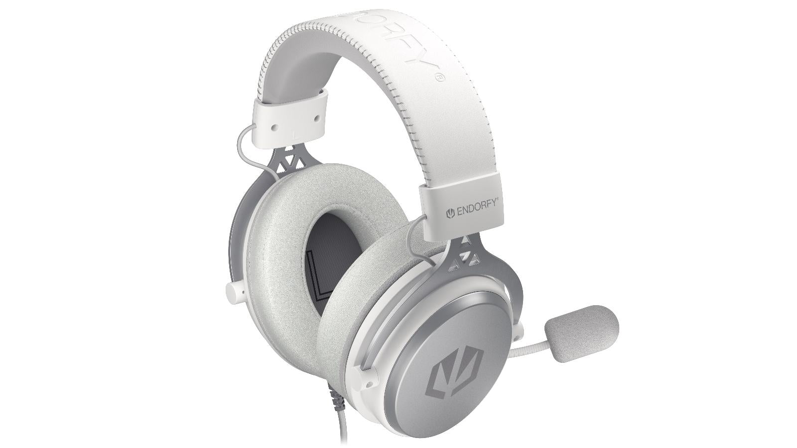 Геймърски слушалки ENDORFY Viro - Onyx White