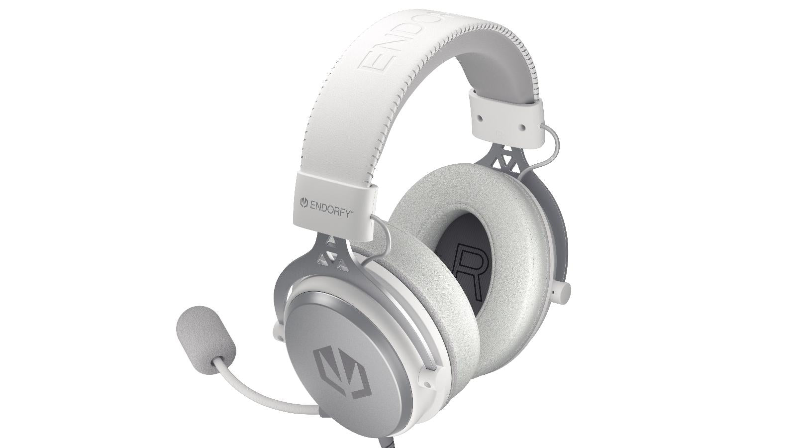 Геймърски слушалки ENDORFY Viro - Onyx White