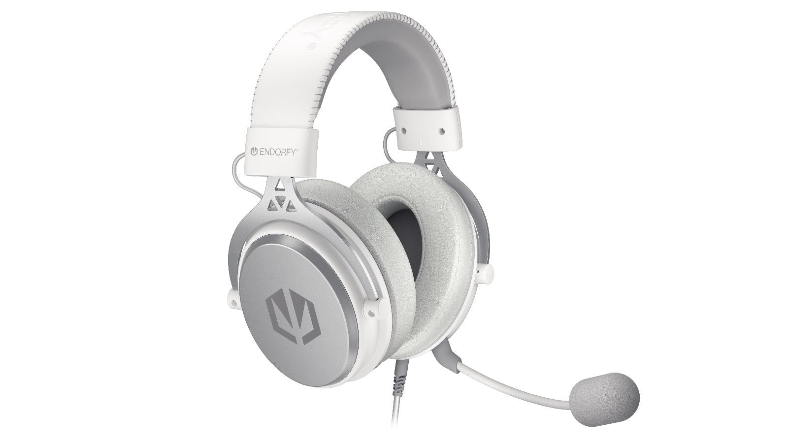Геймърски слушалки ENDORFY Viro Plus 7.1 USB - Onyx White
