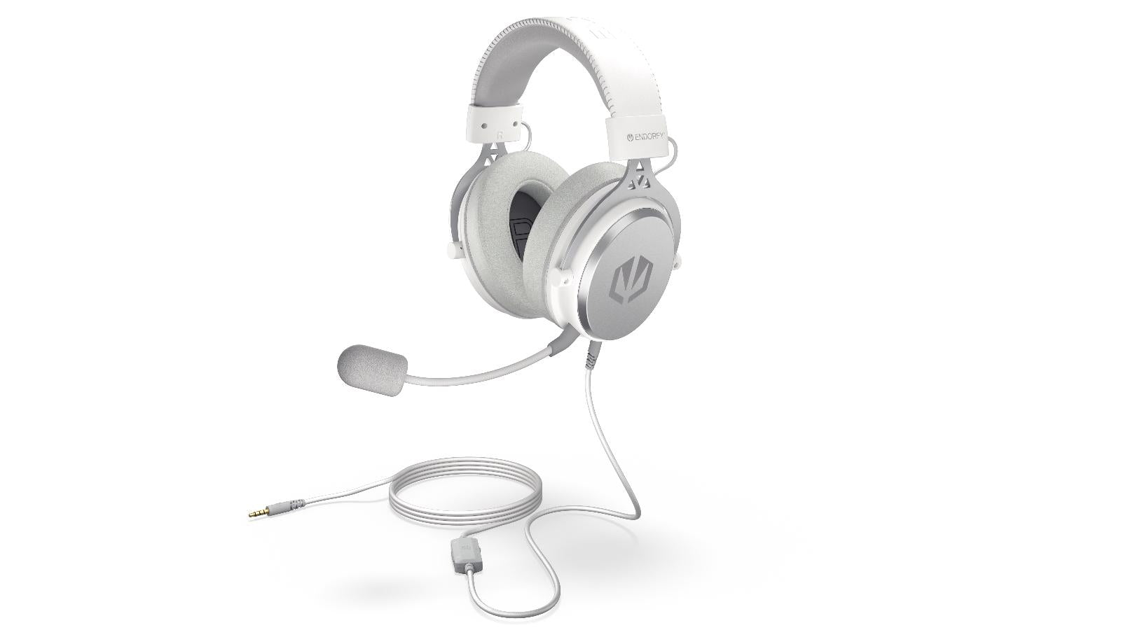 Геймърски слушалки ENDORFY Viro Plus 7.1 USB - Onyx White
