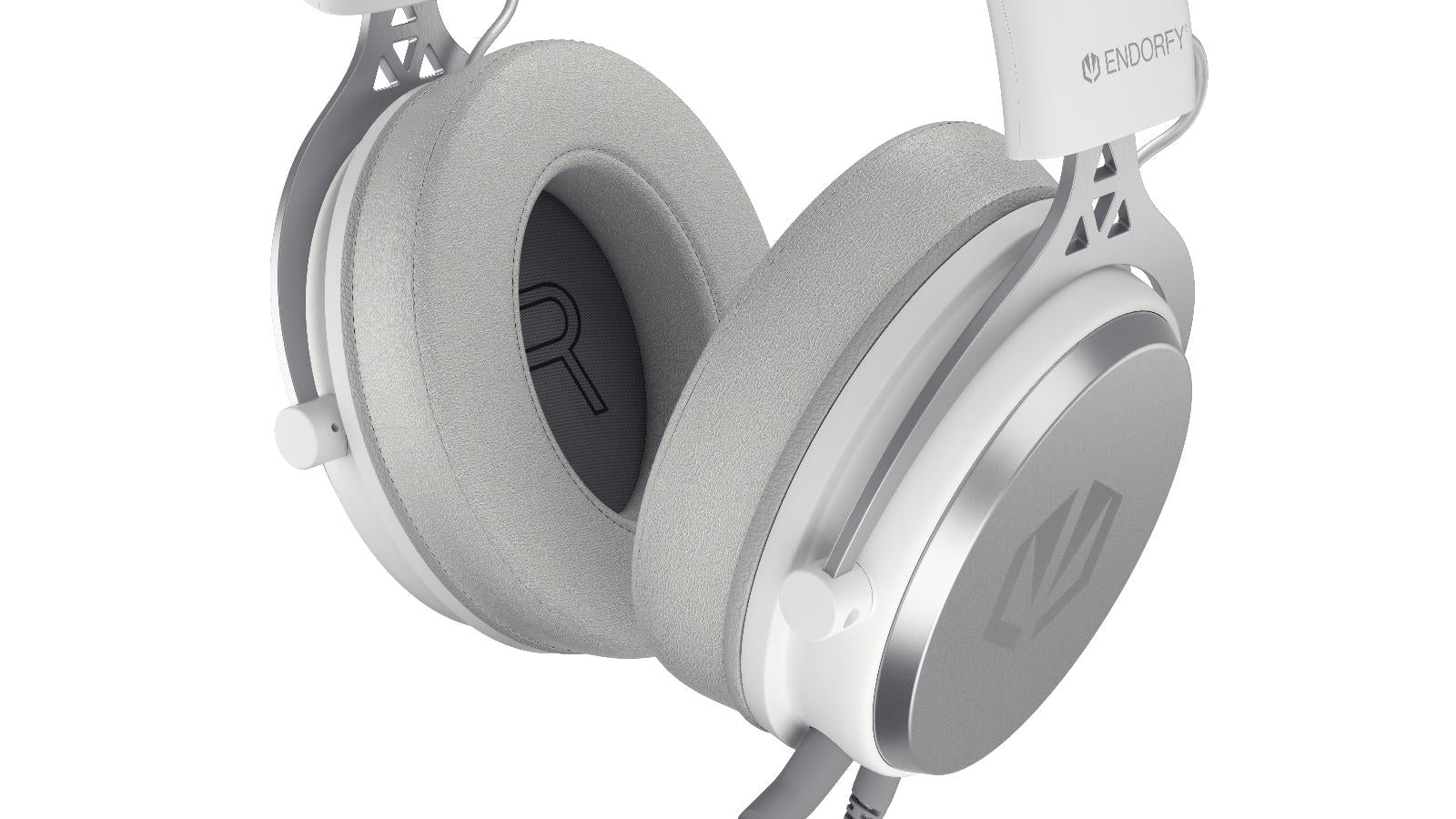 Геймърски слушалки ENDORFY Viro Plus 7.1 USB - Onyx White