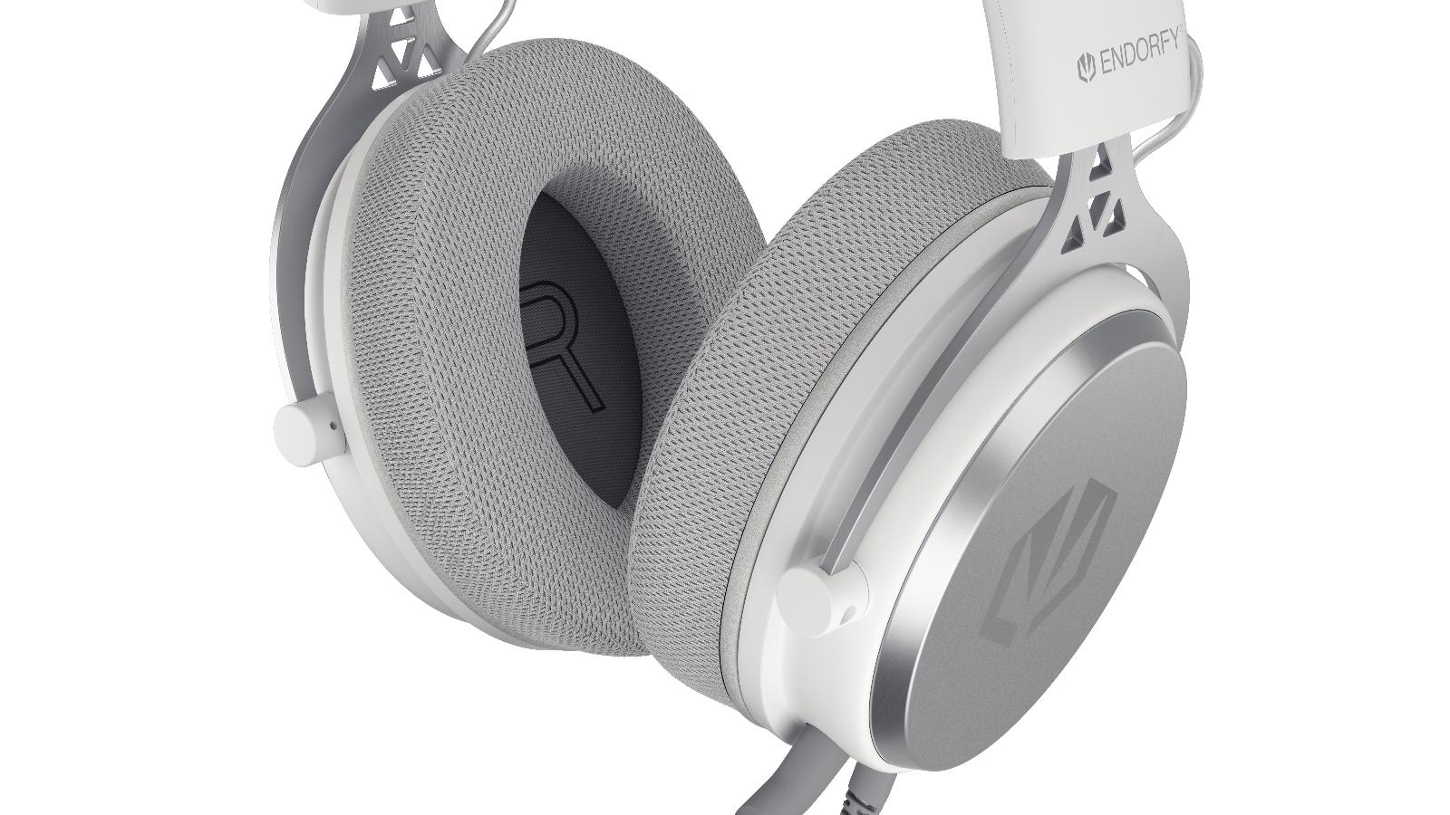 Геймърски слушалки ENDORFY Viro Plus 7.1 USB - Onyx White