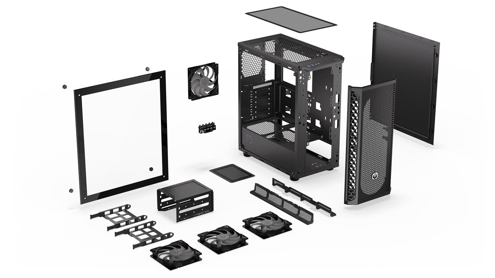 Кутия ENDORFY Signum 300 ARGB - Middle Tower