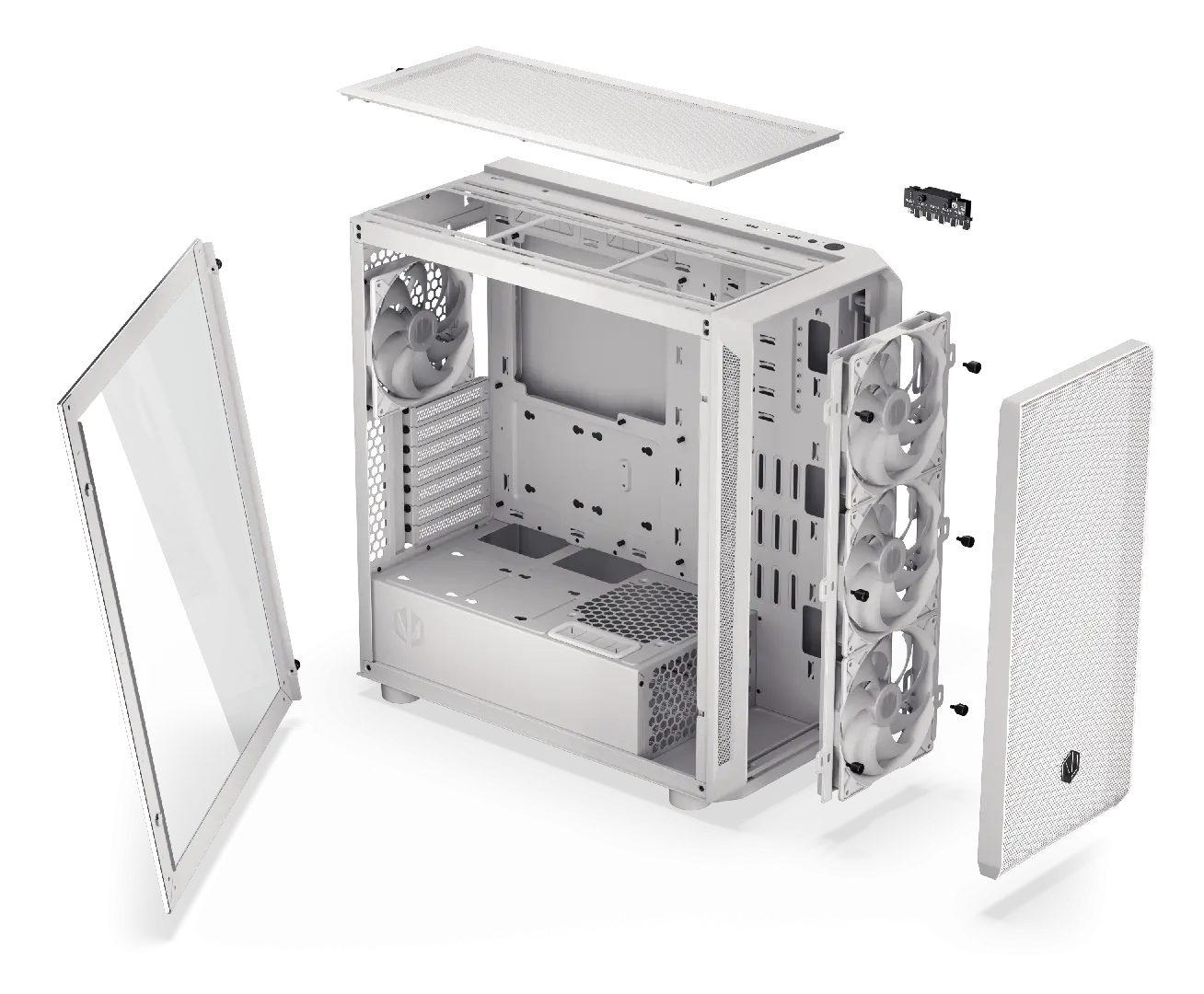 Кутия ENDORFY ARX 700 ARGB White - Middle Tower