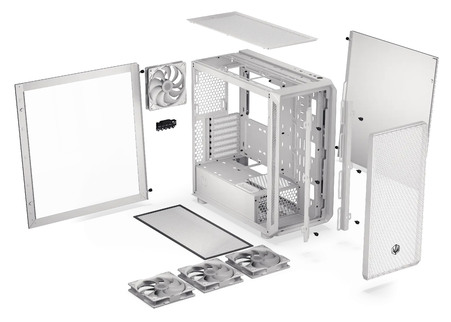 Кутия ENDORFY ARX 700 ARGB White - Middle Tower