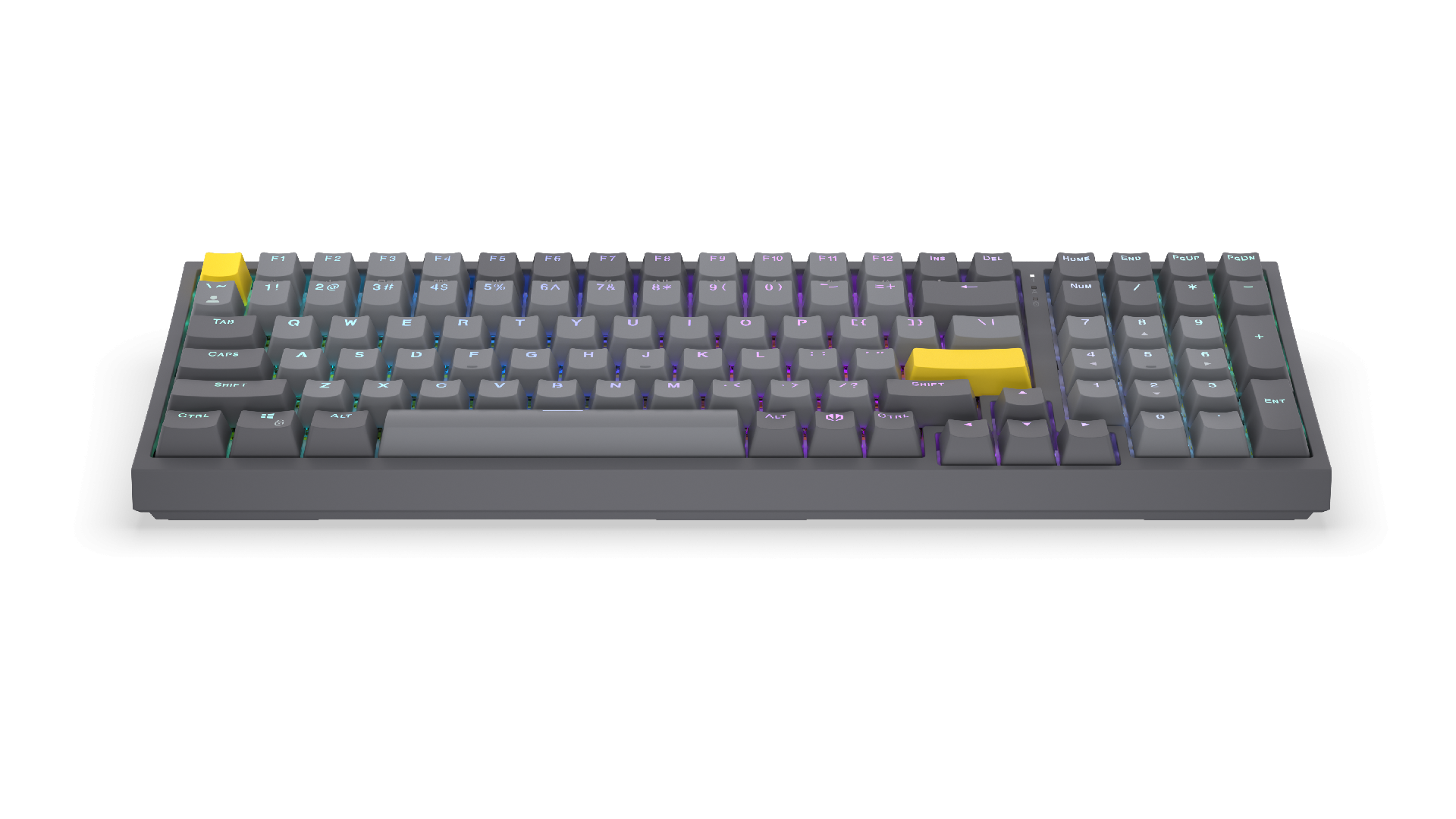 Геймърскa безжична механична клавиатура ENDORFY Celeris 1800 - Endorfy Yellow Switch - Full Size
