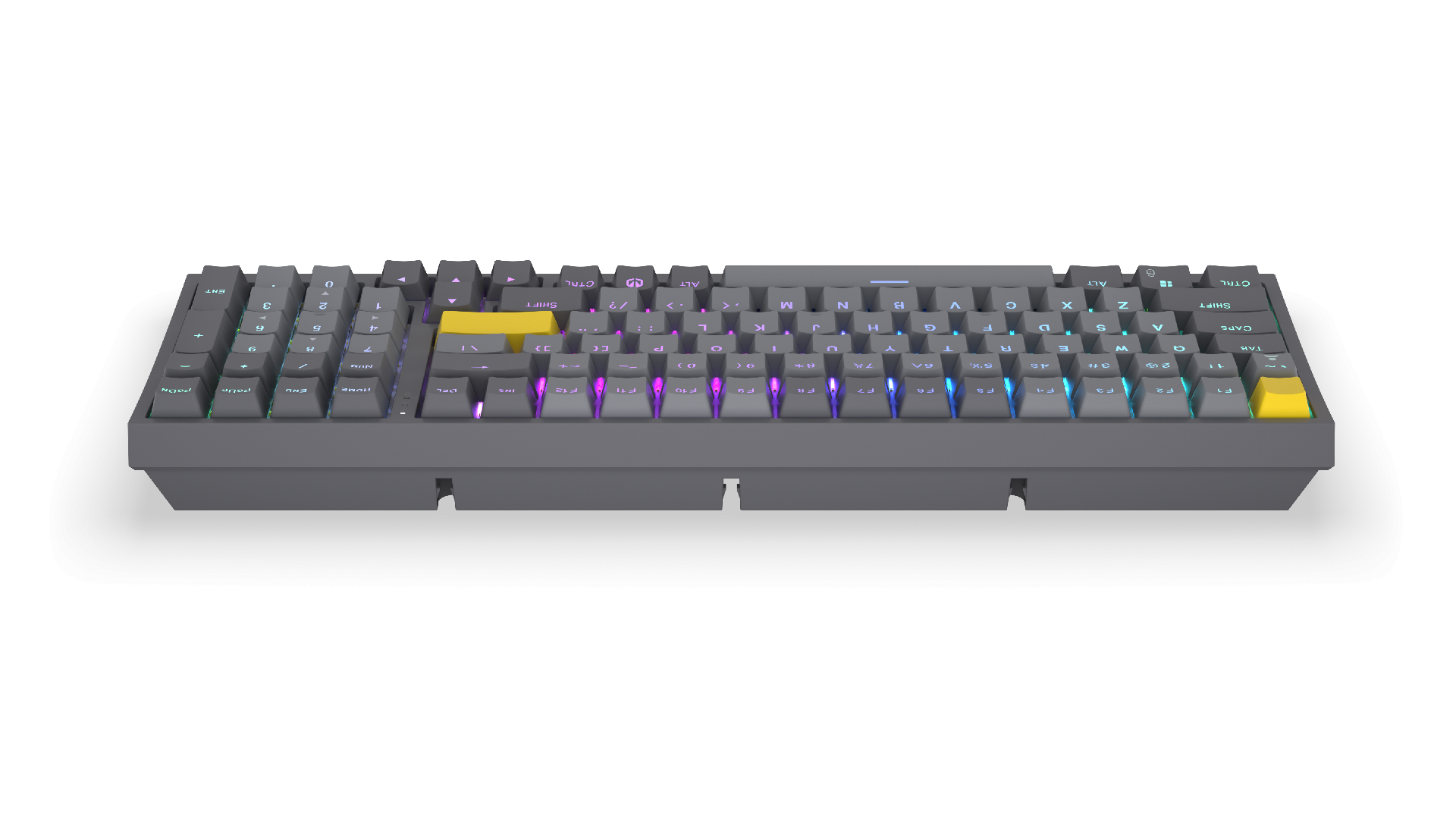 Геймърскa безжична механична клавиатура ENDORFY Celeris 1800 - Endorfy Yellow Switch - Full Size