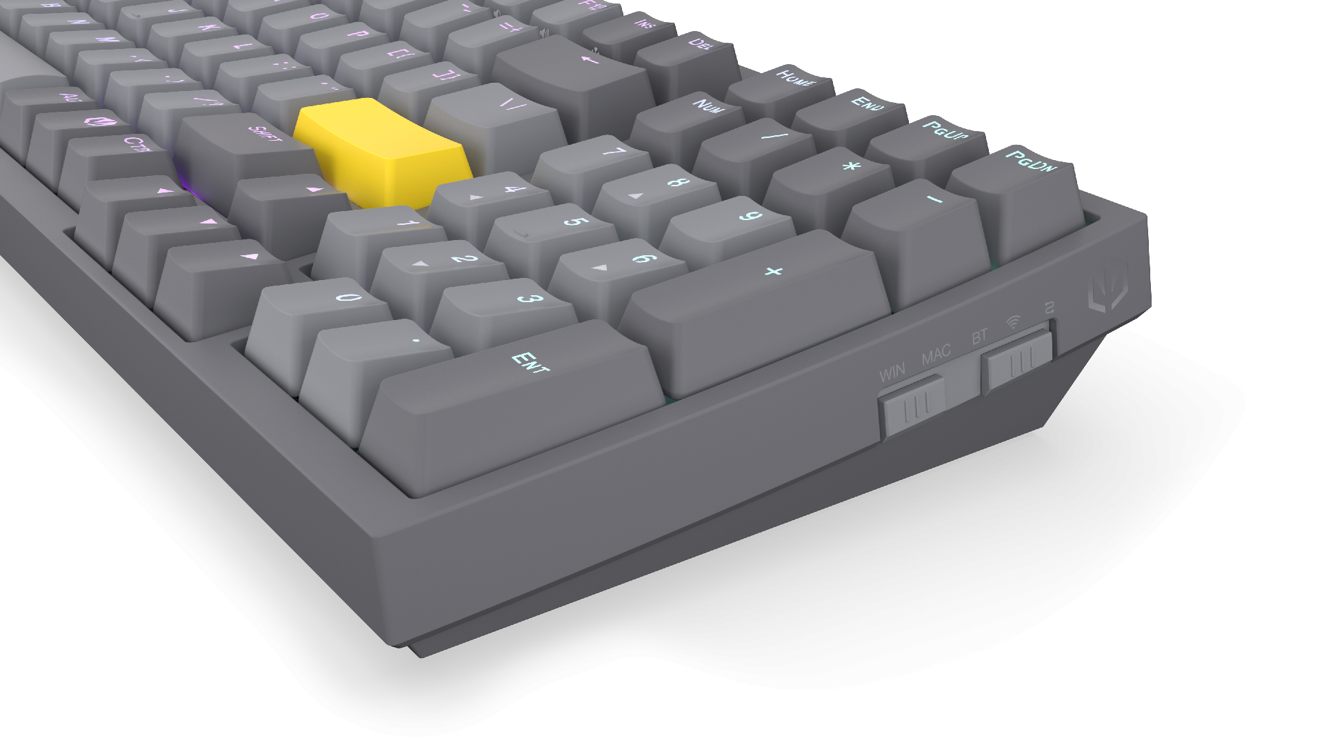 Геймърскa безжична механична клавиатура ENDORFY Celeris 1800 - Endorfy Yellow Switch - Full Size
