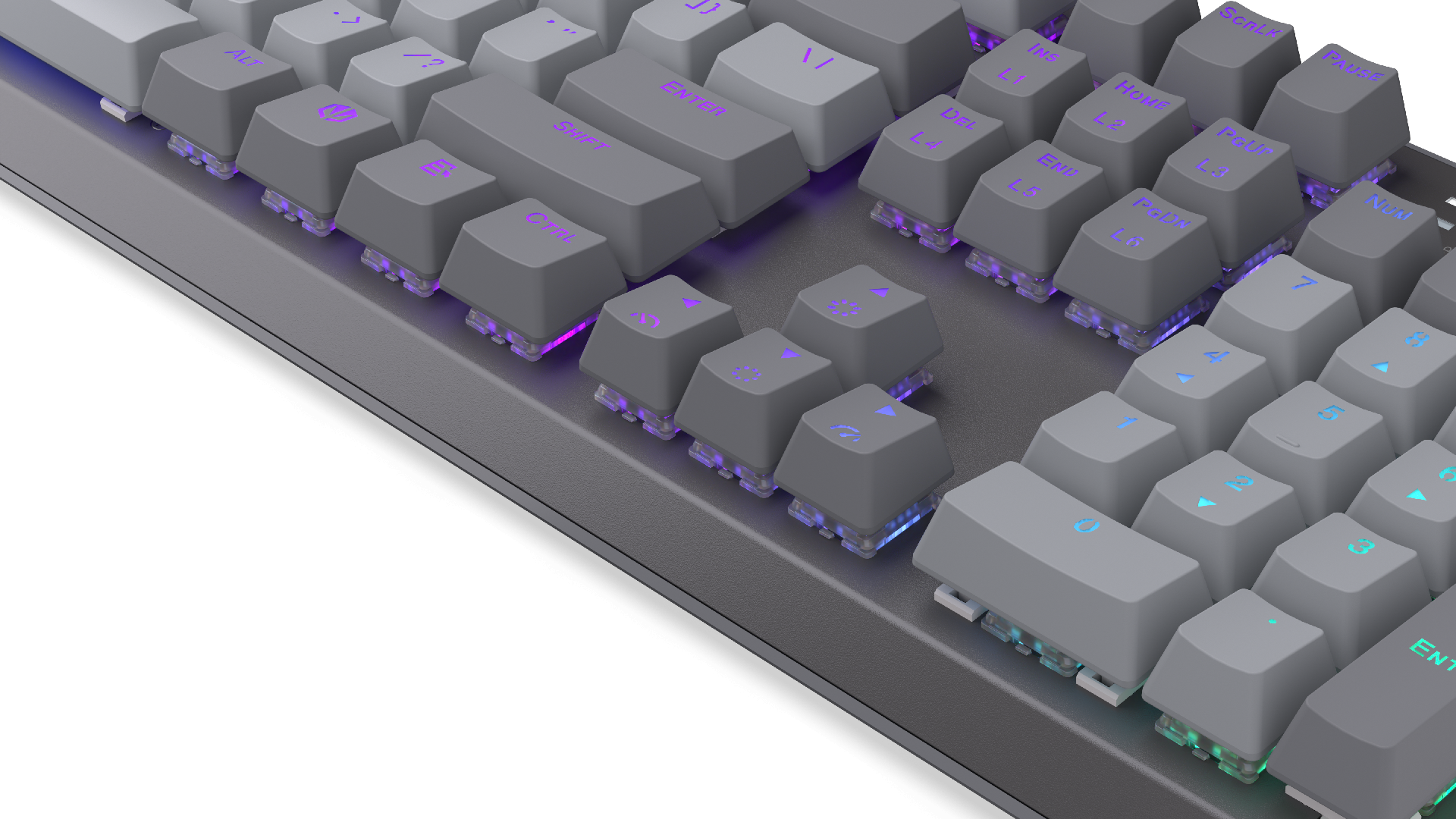 Endorfy механична клавиатура Thock V2 Full Size, PBT, Endorfy Red switch, US Layout
