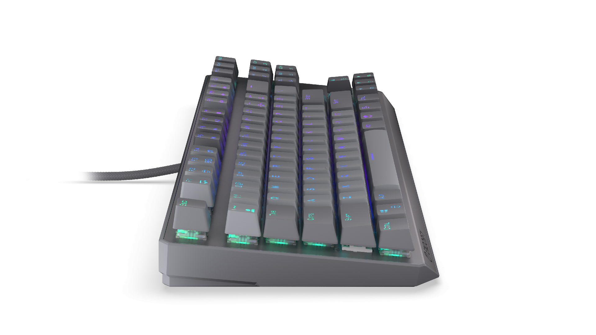 Endorfy механична клавиатура Thock V2 TKL, PBT, Endorfy Red switch, US Layout