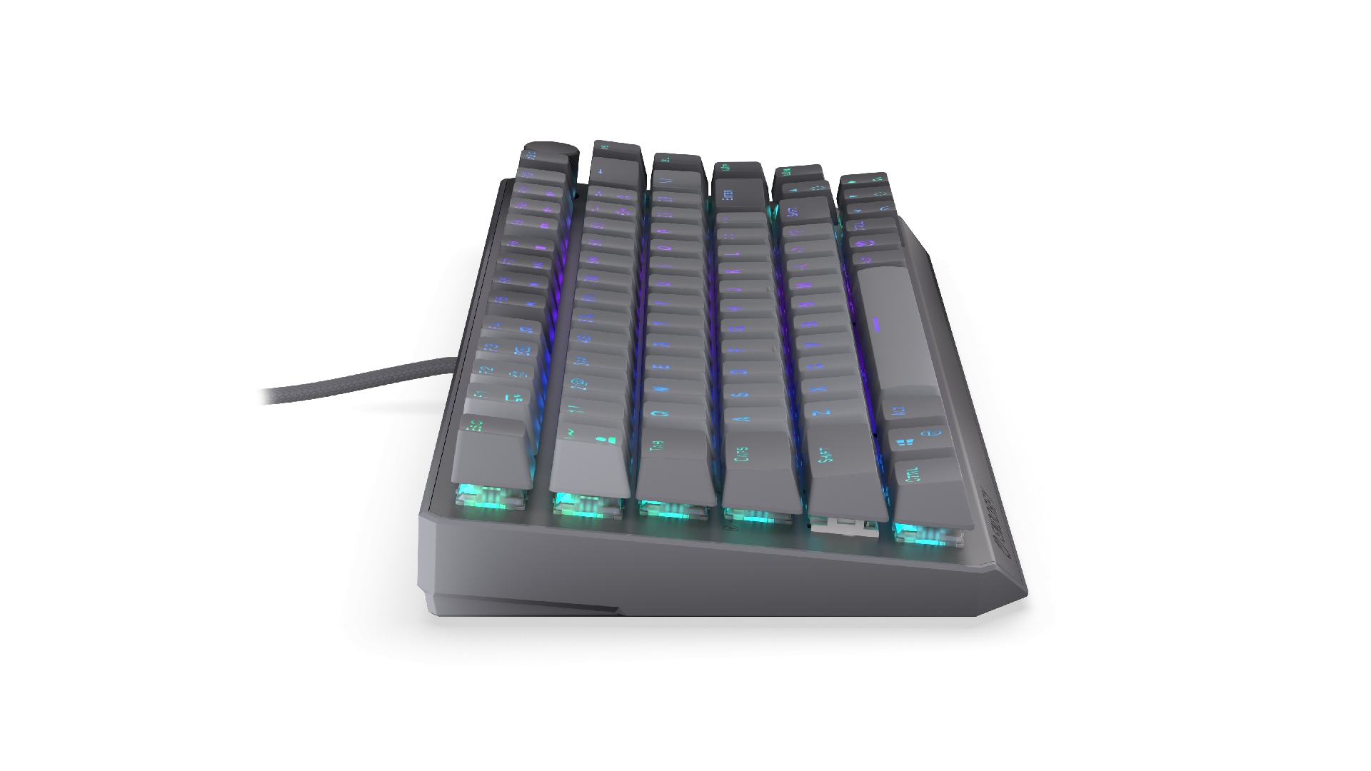 Endorfy механична клавиатура Thock V2 75%, PBT, Endorfy Red switch, US Layout