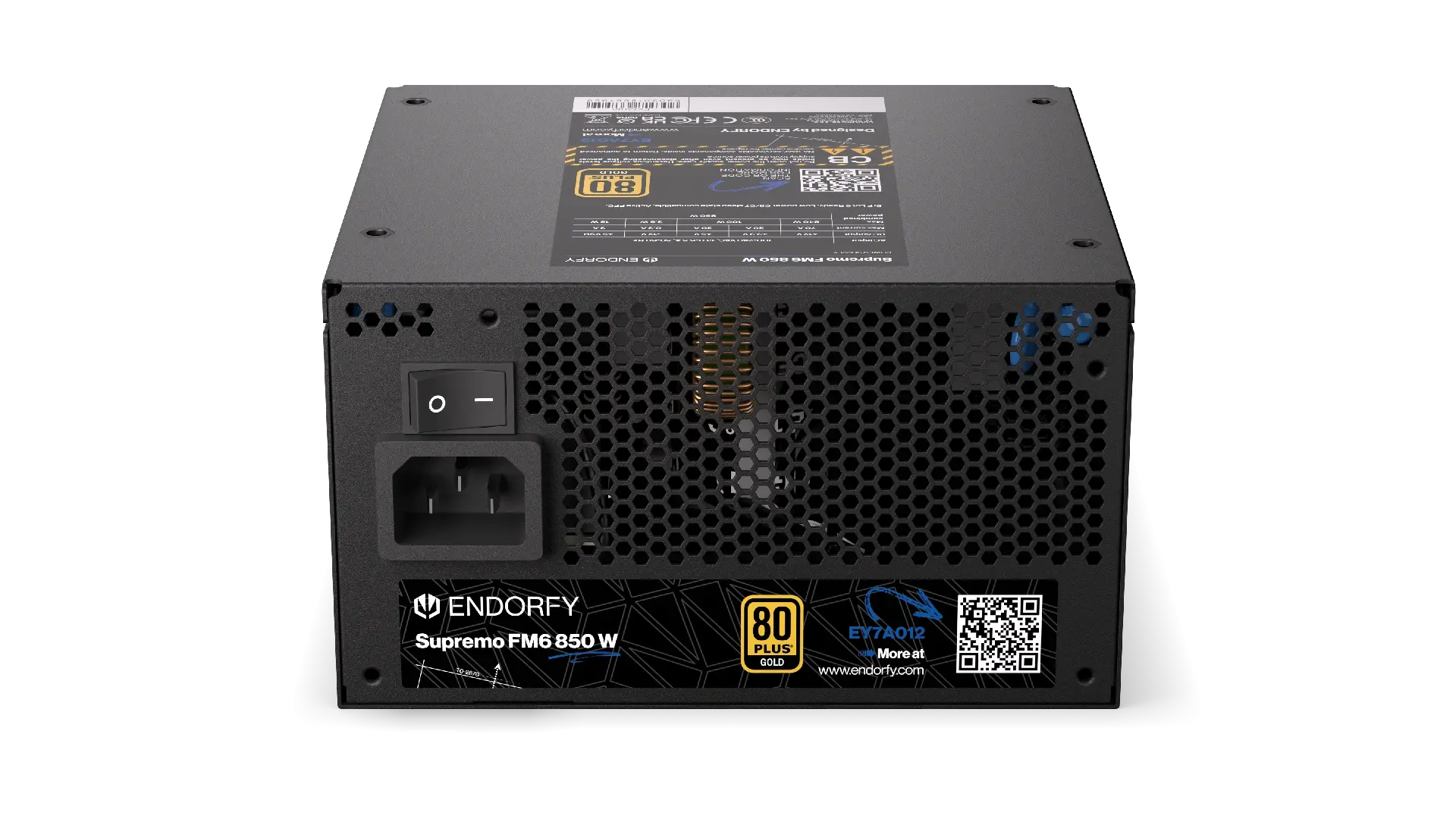 Захранващ блок Endorfy Supremo FM6 850W 80+ Gold, PCIe 5.1 - Fully Modular