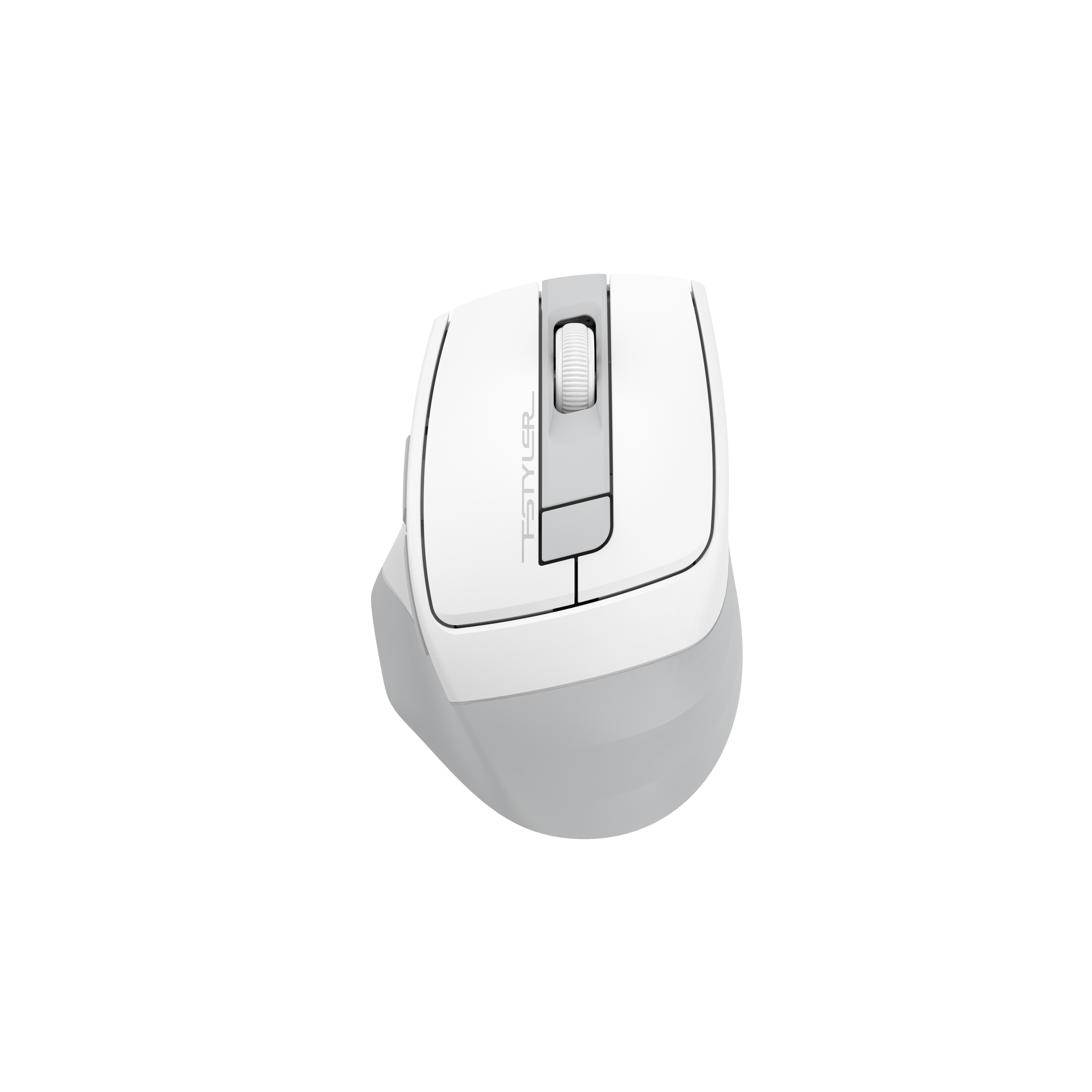 Безжична безшумна мишка A4tech FG35CS Plus White Fstyler, 2.4Ghz ,бяла, USB-C