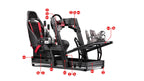 Next Level Racing F-GT Elite Front and Side Mount Edition Cockpit Simulator
