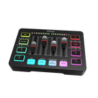 Audio Mixer FIFINE SC3 RGB Audio Interface - Black