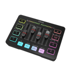 Audio Mixer FIFINE SC3 RGB Audio Interface - Black