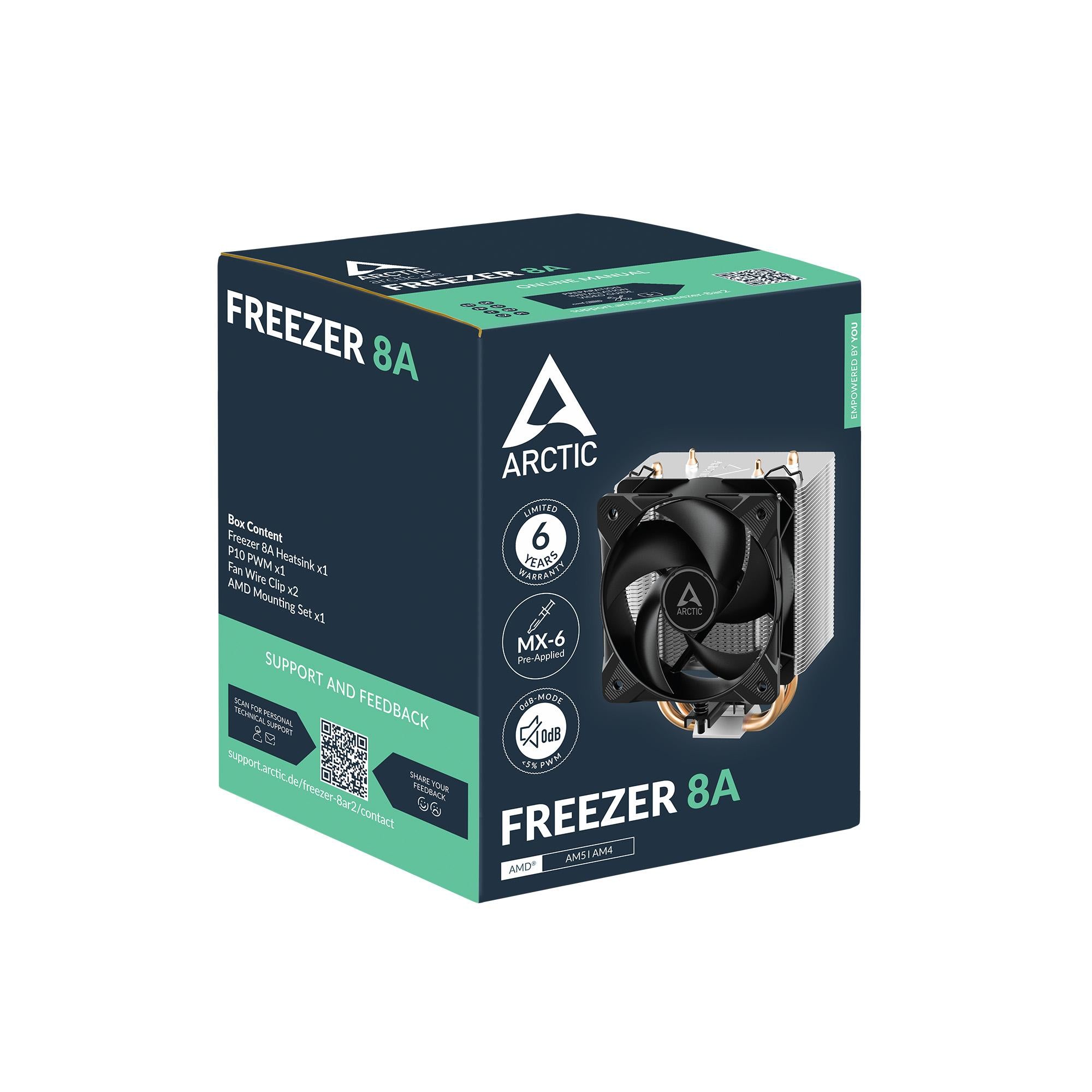 Охладител за процесор ARCTIC Freezer 8A - AM4/AM5