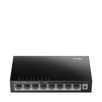 Cudy FS108 Switch, 8-Port 10/100 Mbps RJ45, Metal Casing, Black