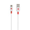 Skross Кабел USB-A 2.0 мъжко- USB-C мъжко, бял,  120 cm, 60w