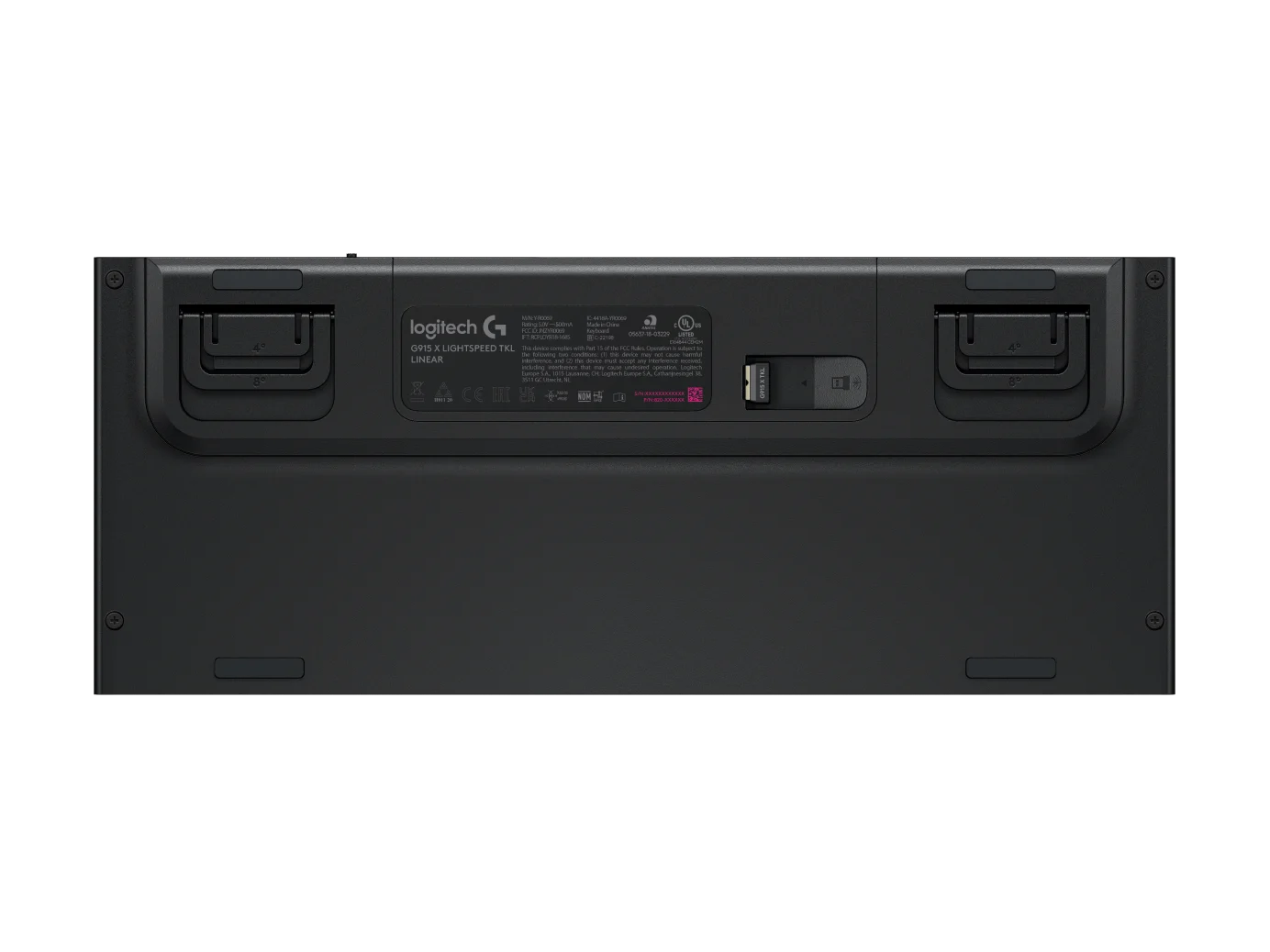 Безжична геймърска механична клавиатура Logitech G915X Lightspeed TKL - Linear Switch
