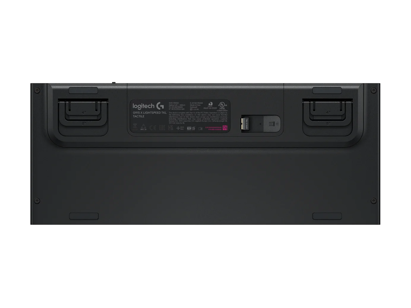 Безжична геймърска механична клавиатура Logitech G915X Lightspeed TKL - Tactile Switch