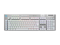 Безжична геймърска механична клавиатура Logitech G915X White Lightspeed - GL Tactile Switch