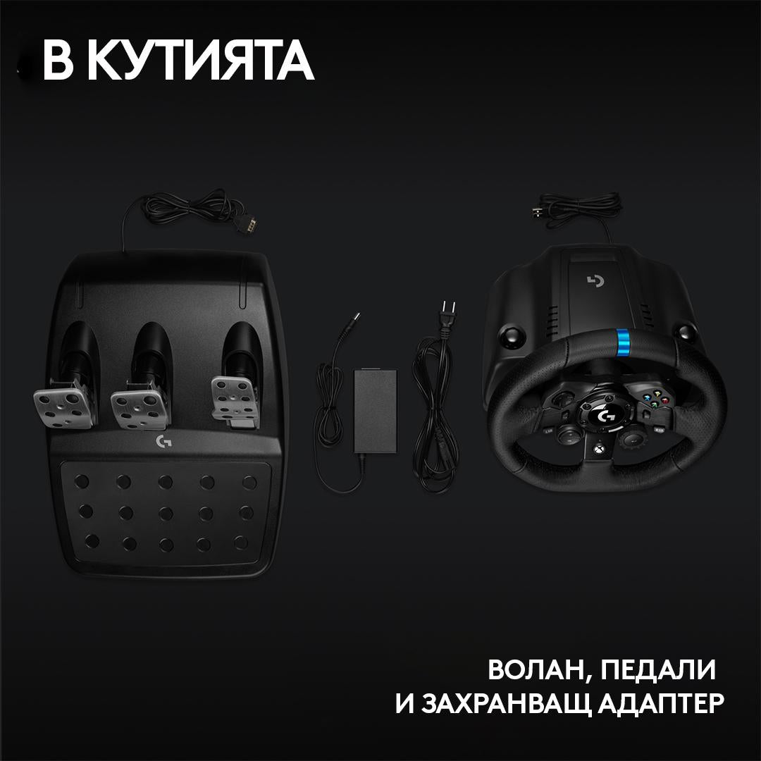 Logitech G923 Sim Racing Wheel, Xbox, PC