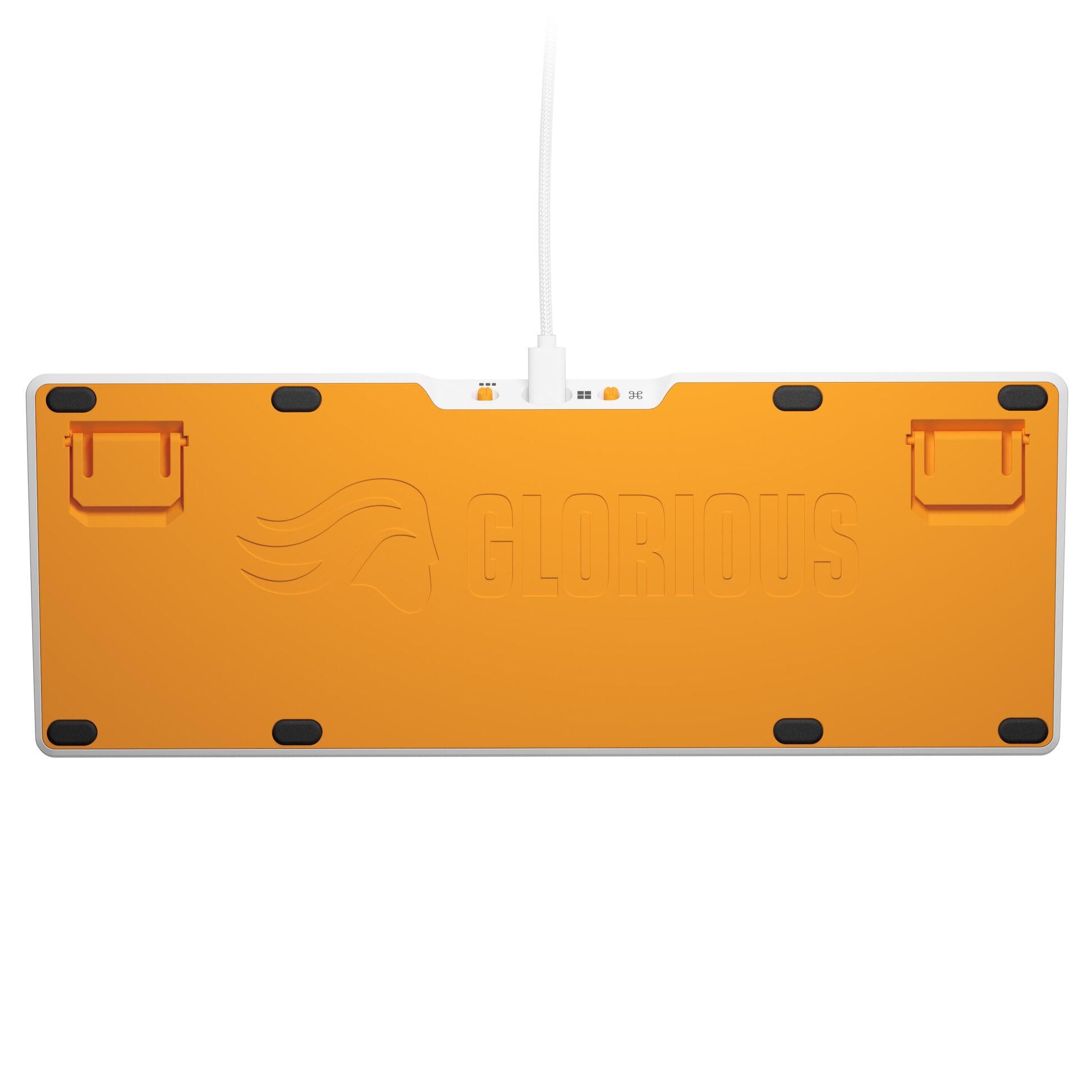 Геймърска механична клавиатура Glorious GMMK 3 65% White - Fox Linear Switches