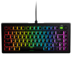 Glorious GMMK 3 75% Black Mechanical Gaming Keyboard - Fox Linear Switches
