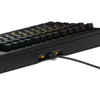 Glorious GMMK 3 75% Black Mechanical Gaming Keyboard - Fox Linear Switches