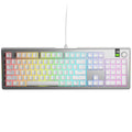 Геймърска механична клавиатура Glorious GMMK 3 Pro 100% Silver - Fox Linear Switches