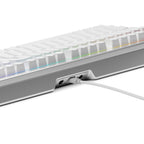 Glorious GMMK 3 Pro 100% Silver Gaming Mechanical Keyboard - Fox Linear Switches