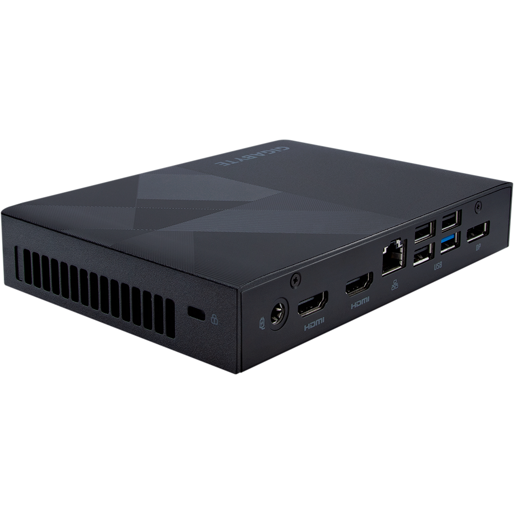 Настолен компютър Gigabyte Brix Intel Processor N200, 1 x SO-DIMM DDR4, 1 x M.2 SSD + WiFi 6