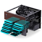Jonsbo N4 NAS, m-ATX, Black Case