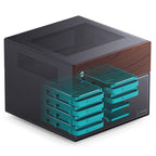 Jonsbo N4 NAS, m-ATX, Black Case