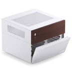 Jonsbo N4 NAS Case, m-ATX, White