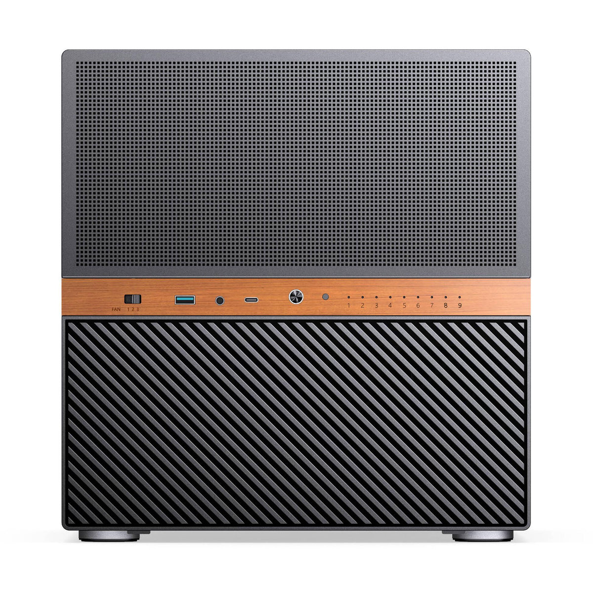 Кутия Jonsbo N6 NAS Micro-ATX - Black